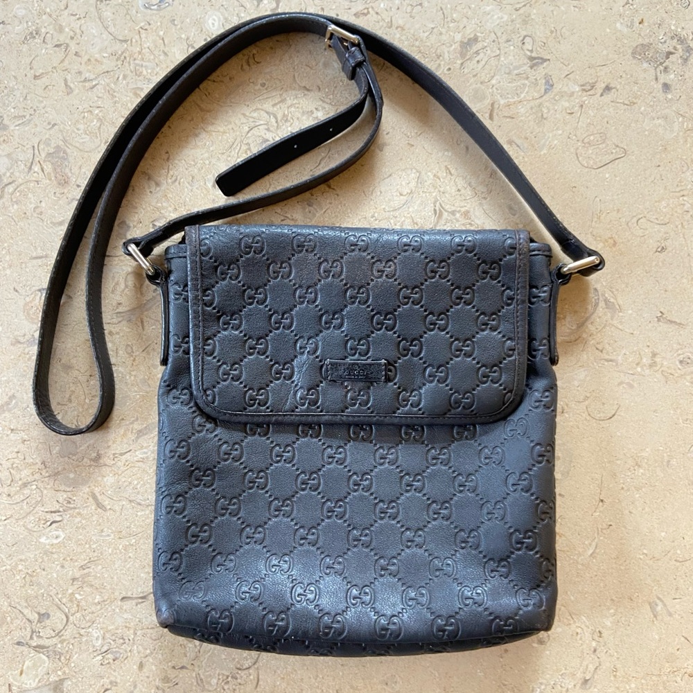 Gucci Guccissima Messenger Bag